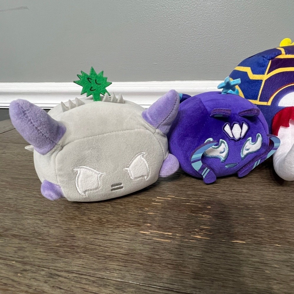 Block Fruits Gummy Robot Plush Set of 5 - Picture 2 of 7